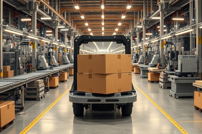 雙柱梁堆垛機的工作原理