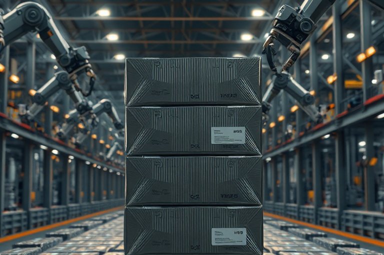 智能碼垛機(jī)器人助力自動化