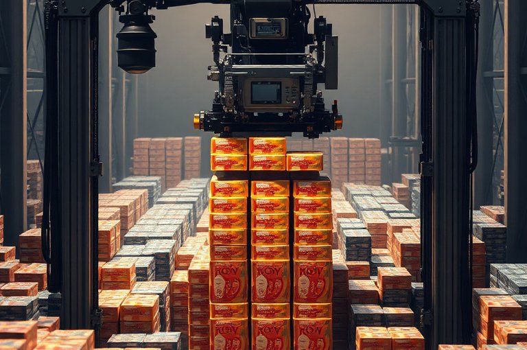 單雙深堆垛機對比