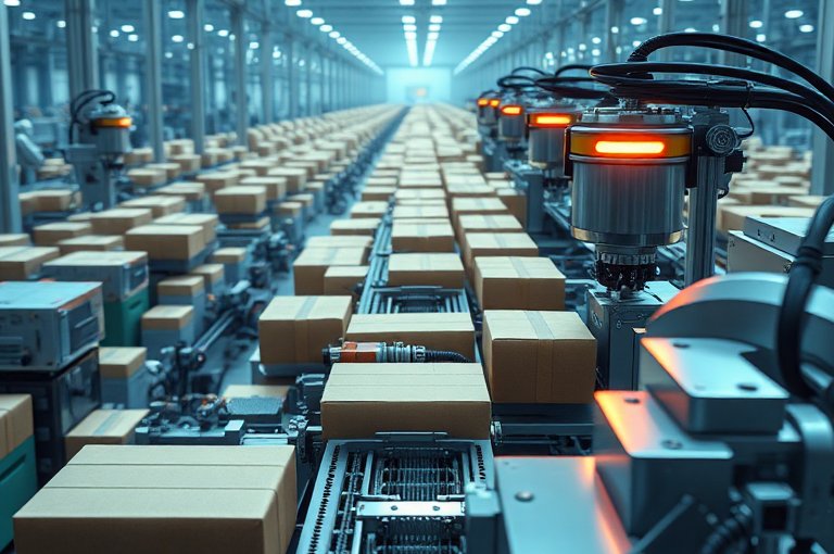 智能碼垛機助力飼料廠自動化