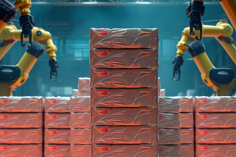 全自動鋼板碼垛生產線