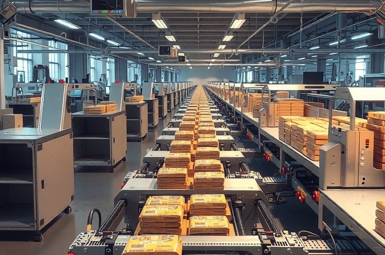 自動化倉儲機器人高效碼垛