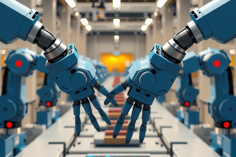 蘇州智能工廠：機(jī)器人碼垛機(jī)高效搬運(yùn)，助力制造升級(jí)